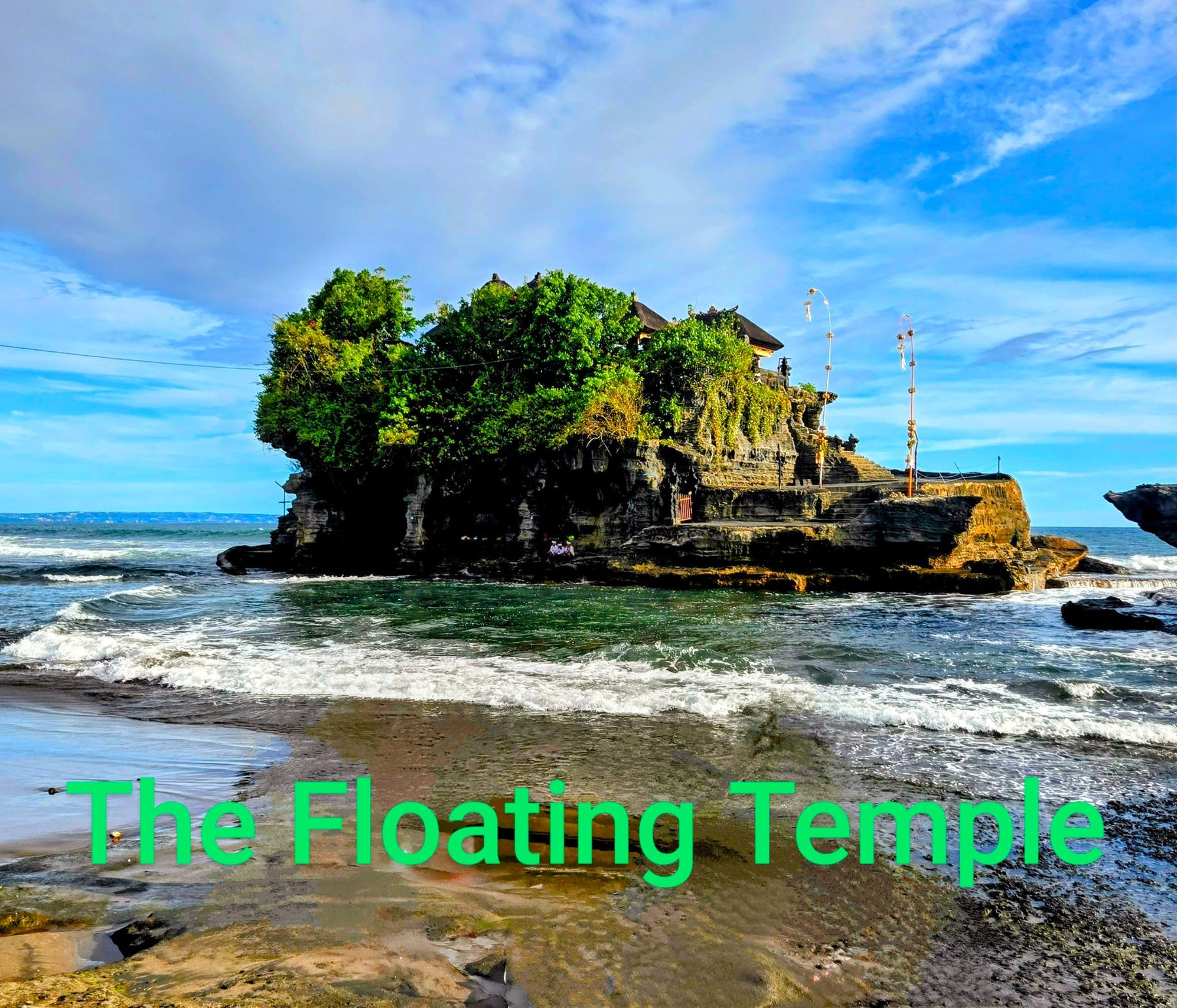 Tanah Lot temple on the Bali coastline