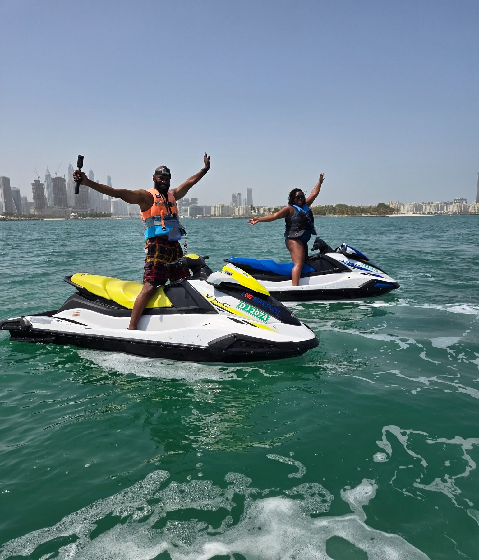 Jet ski group experience in Dubai
